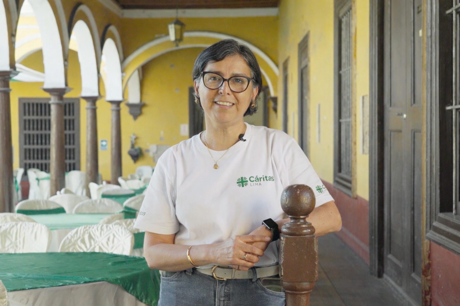 Sylvia Caceres Secretaria General Caritas Lima