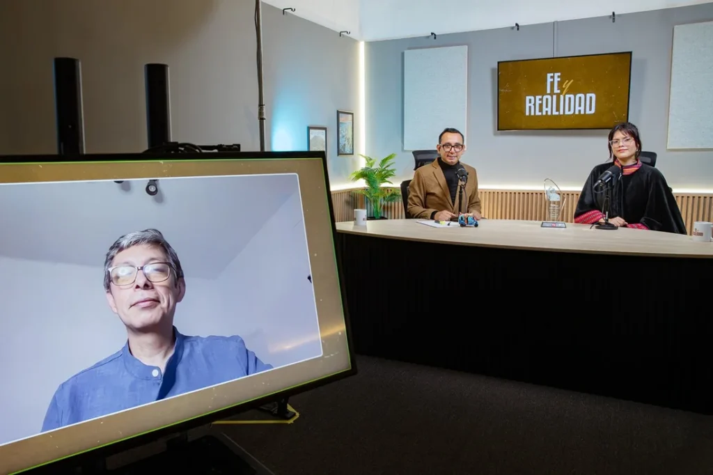 Jaime Montoya en entrevista para el programa 'Fe y Realidad'