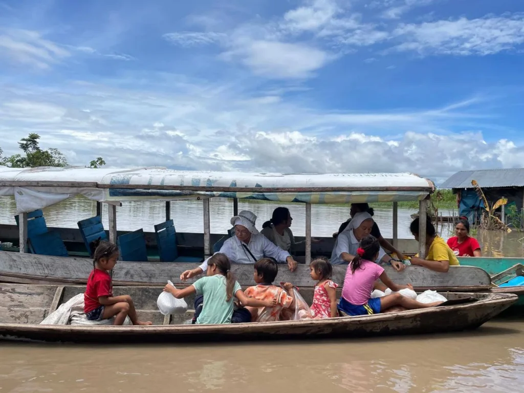 Misioneras en la región Ucayali.